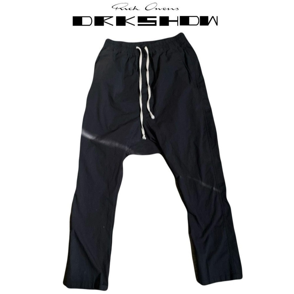 rick owens drkshdw drop crotch cargos
